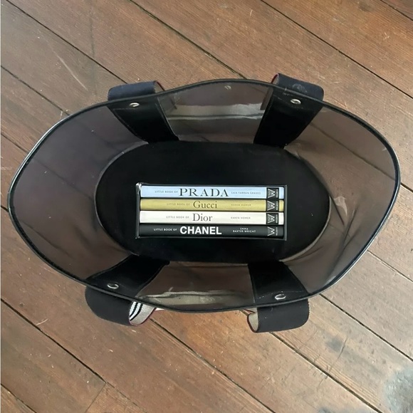 Burberry Authentic Beach Tote, gently used, traditional Burberry colors. - Picture 7 of 8